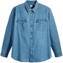 Levi's® Big & Tall Cămașă 'Classic Western Shirt (Big & Tall)' albastru denim