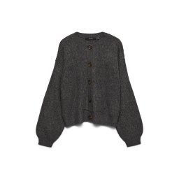 VERO MODA Geacă tricotată 'VMLea' gri metalic