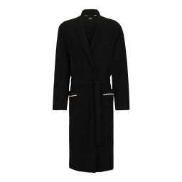 BOSS Halat de baie lung 'Robe' negru