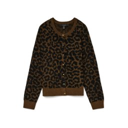 VERO MODA Geacă tricotată 'VMNEWKAI' maro / negru