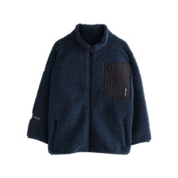 Next Jachetă fleece albastru închis / negru