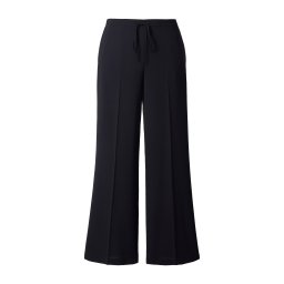 Ulla Popken Pantaloni cu dungă negru