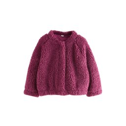Next Jachetă fleece verde / roz deschis / roz închis / roșu