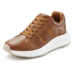 JOHN DEVIN Sneaker low maro cămilă