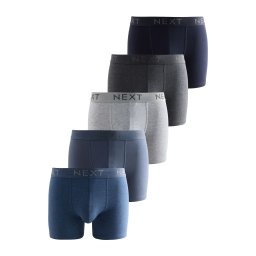 Next Boxeri albastru marin / bleumarin / opal / gri piatră / gri deschis