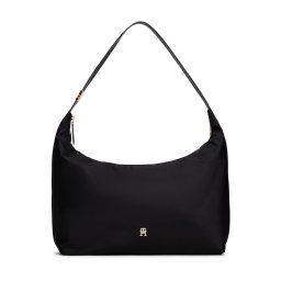 TOMMY HILFIGER Geantă de umăr negru