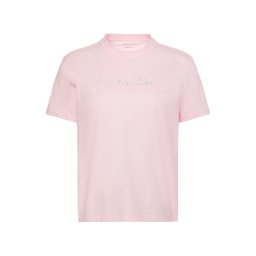 Calvin Klein Jeans Tricou 'CLASSIC' roz / alb