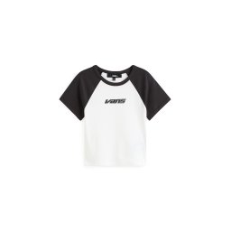 VANS Tricou 'Clare' negru / alb