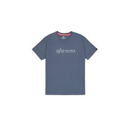 ALPHA INDUSTRIES Tricou albastru / alb