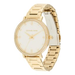 MICHAEL Michael Kors Ceas analogic 'LEXINGTON' auriu / alb