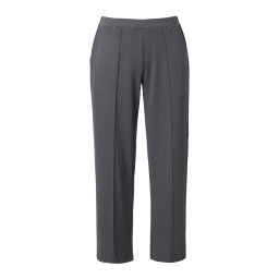 Ulla Popken Pantaloni cu dungă gri metalic