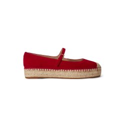 Lauren Ralph Lauren Espadrile 'LUIZE' roșu