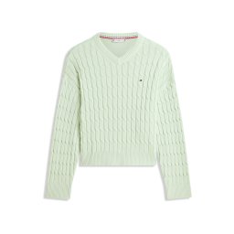 TOMMY HILFIGER Pulover verde deschis