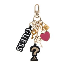 GUESS Breloc auriu / roz deschis / negru / alb