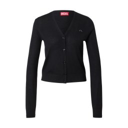 DIESEL Geacă tricotată 'M-ALIMA' negru
