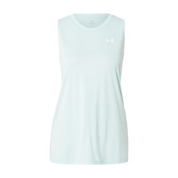 UNDER ARMOUR Sport top verde mentă / alb