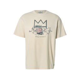 SCOTCH & SODA Tricou bej / gri închis / roșu deschis / negru