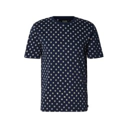 SCOTCH & SODA Tricou bleumarin / alb