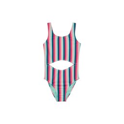 WE Fashion Costum de baie întreg verde petrol / verde mentă / purpuriu / roșu pastel