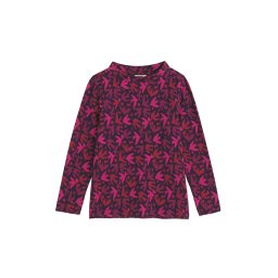 Seasalt Cornwall Tricou 'Field Glass' roz / negru