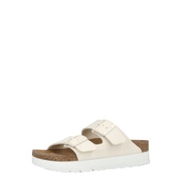 BIRKENSTOCK Sandale 'Arizona' alb lână