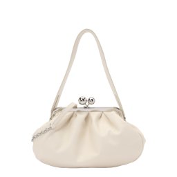 Weekend Max Mara Geantă de umăr 'CUBICO' crem