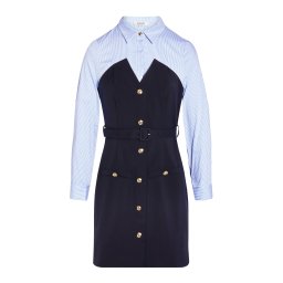 Morgan Rochie tip bluză albastru deschis / albastru închis