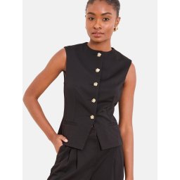 Lipsy Vestă negru