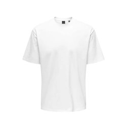 Only & Sons Tricou 'ONSFRED LIFE RLX SS TEE NOOS' alb