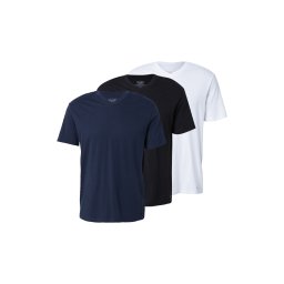 SCOTCH & SODA Tricou albastru închis / negru / alb