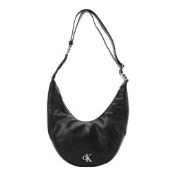 Calvin Klein Geantă de umăr negru / alb