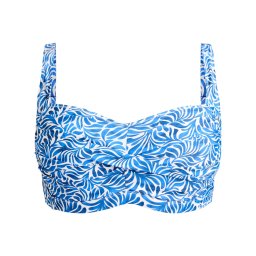 Swim by Zizzi Sutien costum de baie 'Stella' albastru / alb
