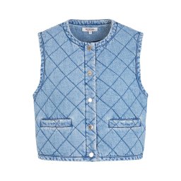 Morgan Vestă '261-VQUIL' albastru denim