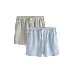 Next Pantaloni albastru deschis / verde pastel
