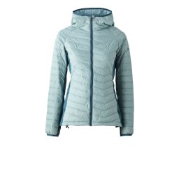 COLUMBIA Geacă outdoor 'Powder Pass II Hybrid' bleumarin / albastru deschis / gri
