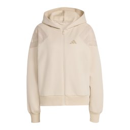 ADIDAS SPORTSWEAR Bluză cu fermoar sport 'FUTURE ICONS' bej deschis / bej închis