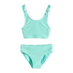Next Costum de baie două piese verde mentă