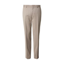 Michael Kors Pantaloni cu dungă bej / bej închis