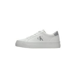 Calvin Klein Sneaker low 'Flatform' argintiu / alb