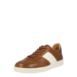 La Martina Sneaker low 'TODI' bleumarin / maro coniac / alb