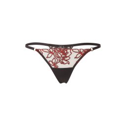 Bluebella Tanga 'Malina' roșu vin / negru