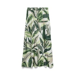 VERO MODA Fustă 'VMZOEY' gri deschis / verde pastel / verde închis / alb