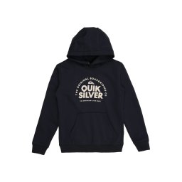 QUIKSILVER Bluză de molton 'FUNDAMENRAL RID' crem / bleumarin