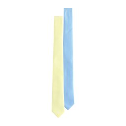 Next Cravată albastru deschis / galben deschis