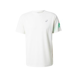 ASICS Tricou funcțional verde / argintiu / alb perlat