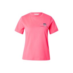 GANT Tricou bleumarin / gri / roz pitaya / roşu închis
