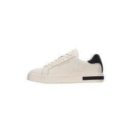 ARMANI EXCHANGE Sneaker low 'LONDON ACTION' negru / alb murdar