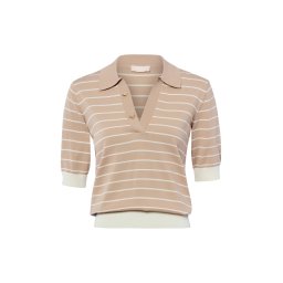 Liu Jo Tricou bej / alb