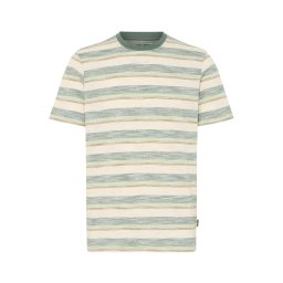 BLEND Tricou 'BHKobe' crem / maro / verde deschis / verde închis