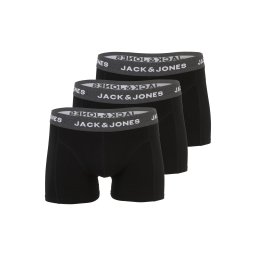 JACK & JONES Boxeri 'JACKHALED' negru / negru amestecat / alb
